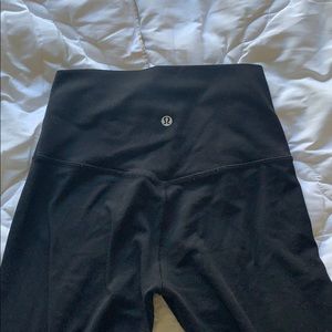 size 4 black cropped align leggings!